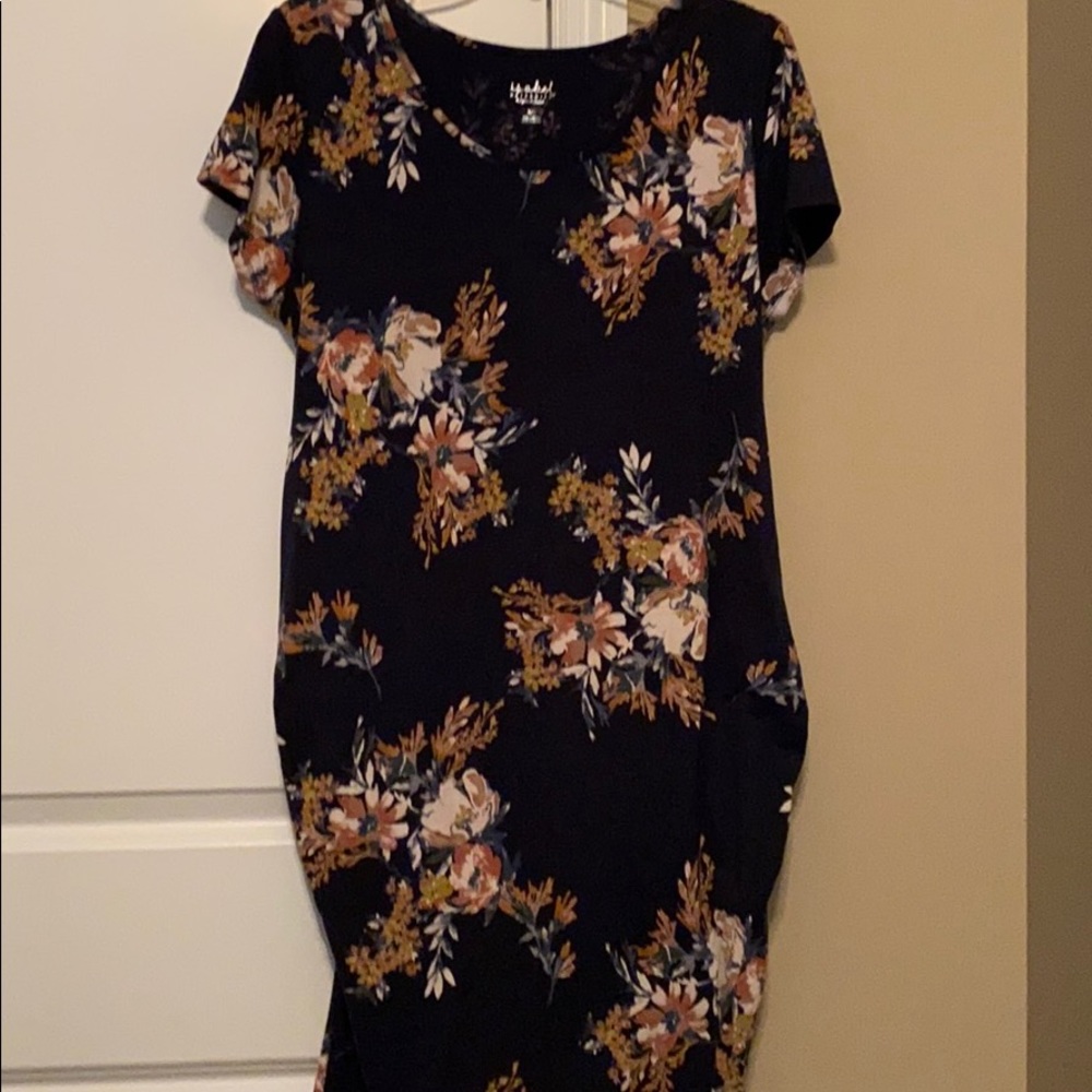 Maternity dress - cotton lyocell spandex blend